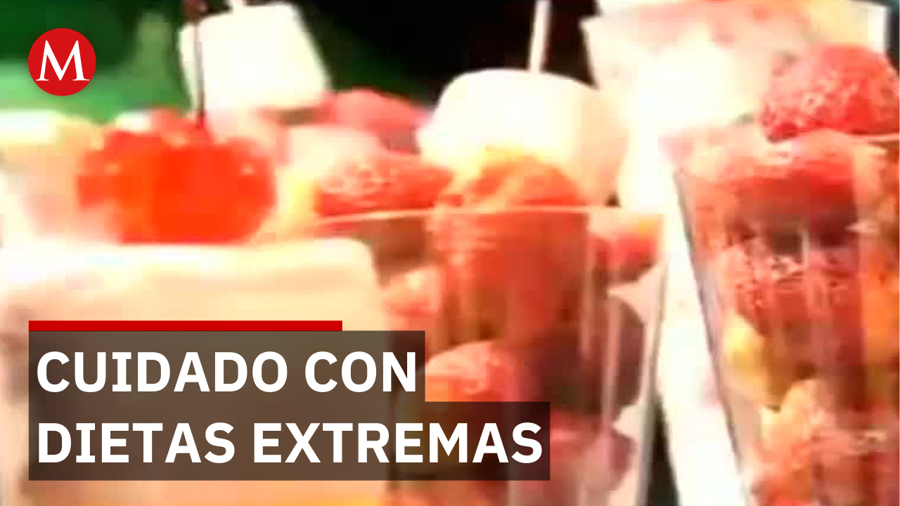 Alertan sobre aumento de dietas extremas tras fiestas decembrinas