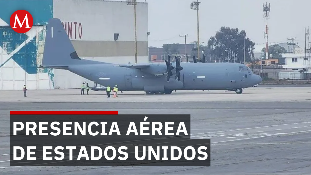 Avión Hércules de la Fuerza Aérea de EU aterriza en Toluca