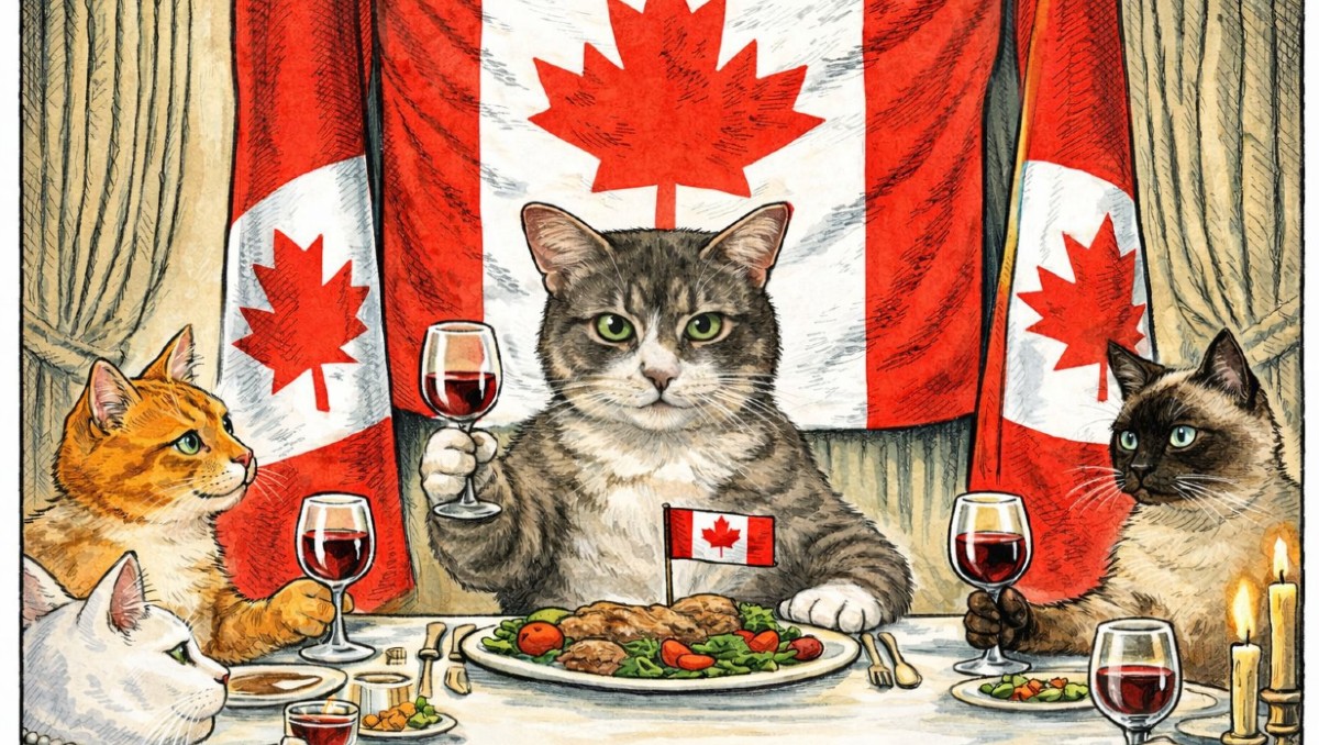 Los canadienses han propuesto al gato para ocupar un cargo en el Congreso. | X