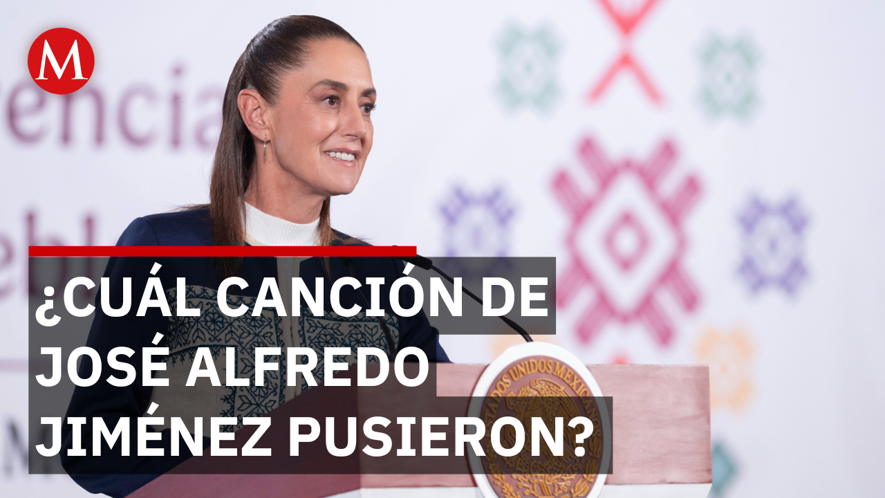 ¿Qué canción de José Alfredo Jiménez sonó en La Mañanera de Sheinbaum?