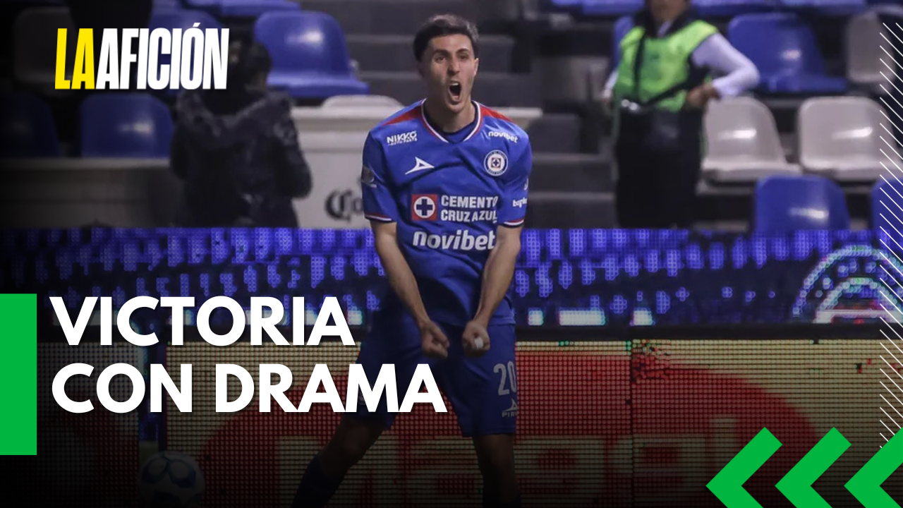 Cruz Azul sufre, pero derrota al Puebla y suma tres puntos más