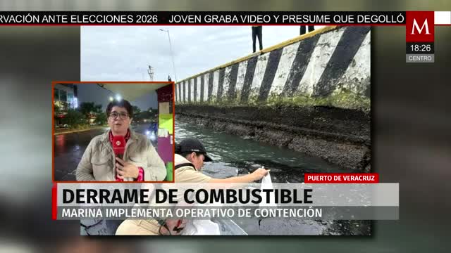 Descubren derrame de hidrocarburos en Veracruz | Milenio Noticias, 19 de enero de 2026