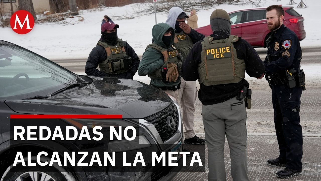 Donald Trump no alcanza la meta de un millón de deportaciones anuales pese a operativos masivos