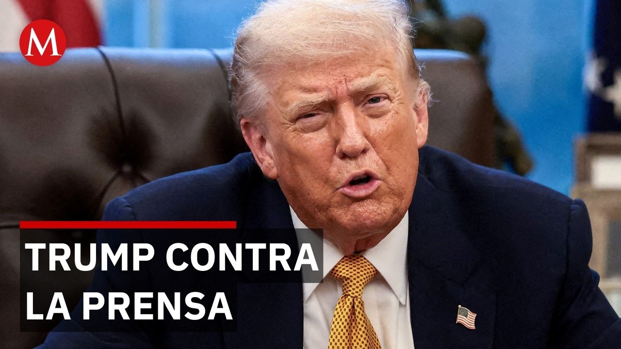 Donald Trump cumple su primer año del segundo mandato con una relación tensa ante la prensa