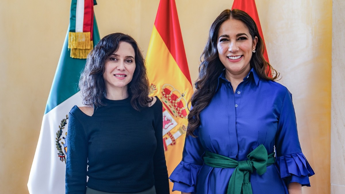 Gobernadora de Guanajuato en el marco de la Feria Internacional de Turismo (FITUR) 2026.