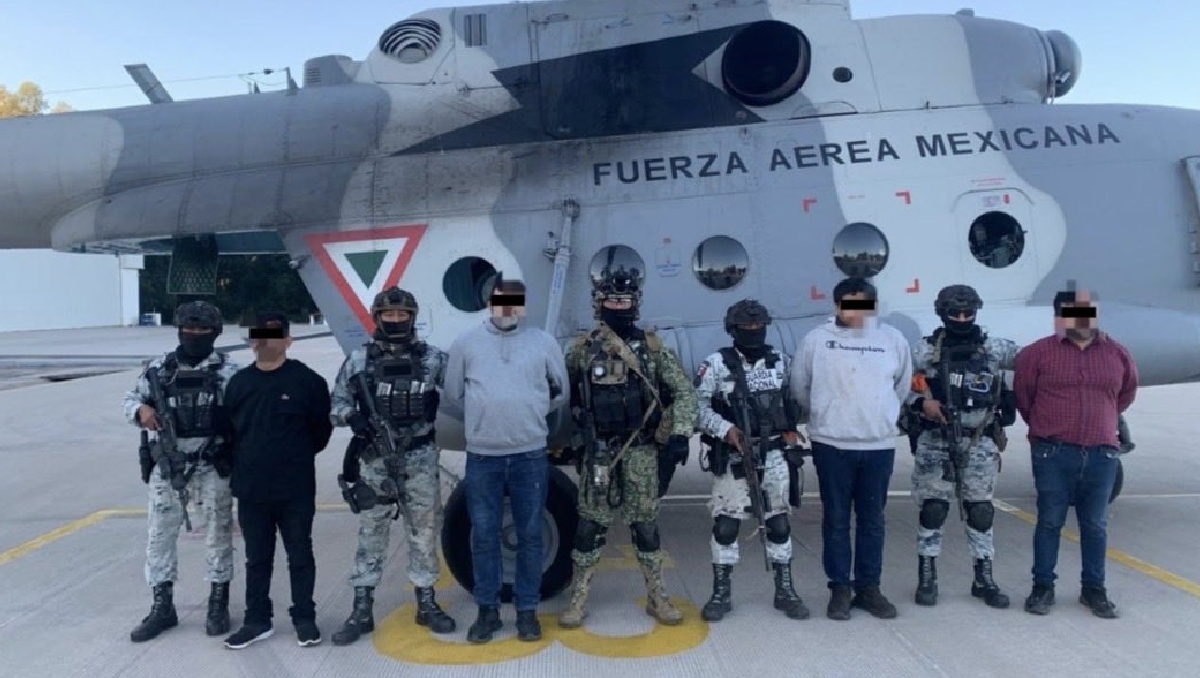'El Mantecas' fue detenido junto con 7 integrantes de su grupo, armas y vehículos. | @OHarfuch