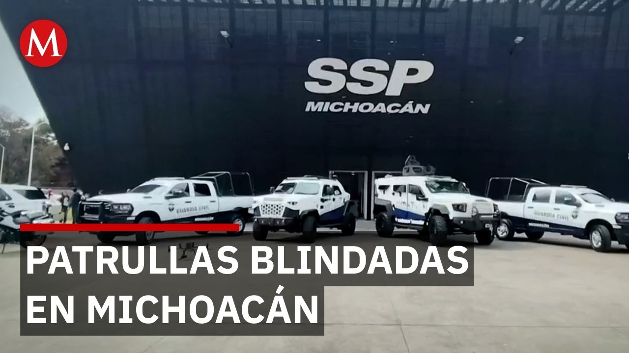 Michoacán fortalece su seguridad con nuevas patrullas blindadas