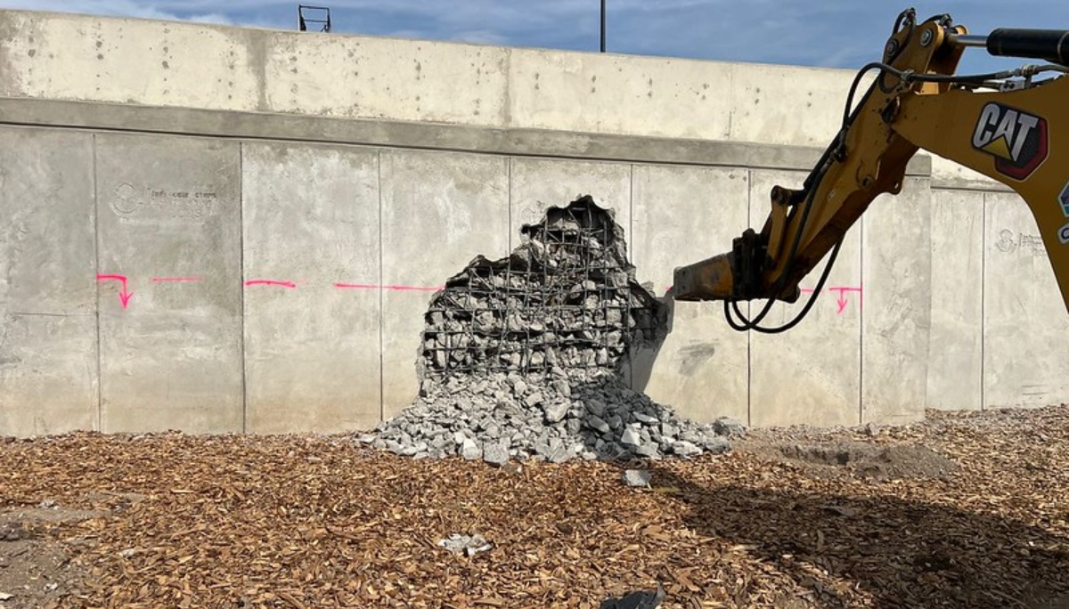 Personal del SIOP comenzó con la reapertura provisional del retorno en carretera a Chapala (Foto: Cortesía)
