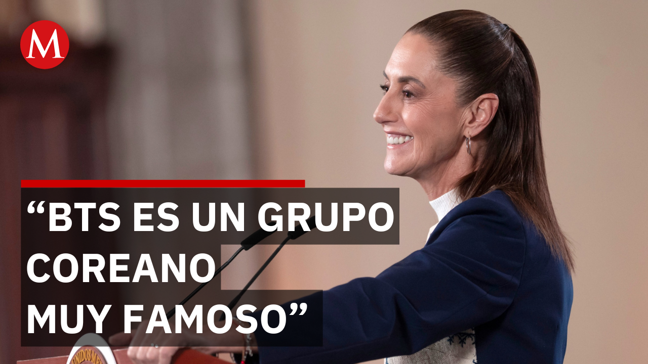 Sheinbaum celebra llegada de BTS: “Es un evento histórico para México”