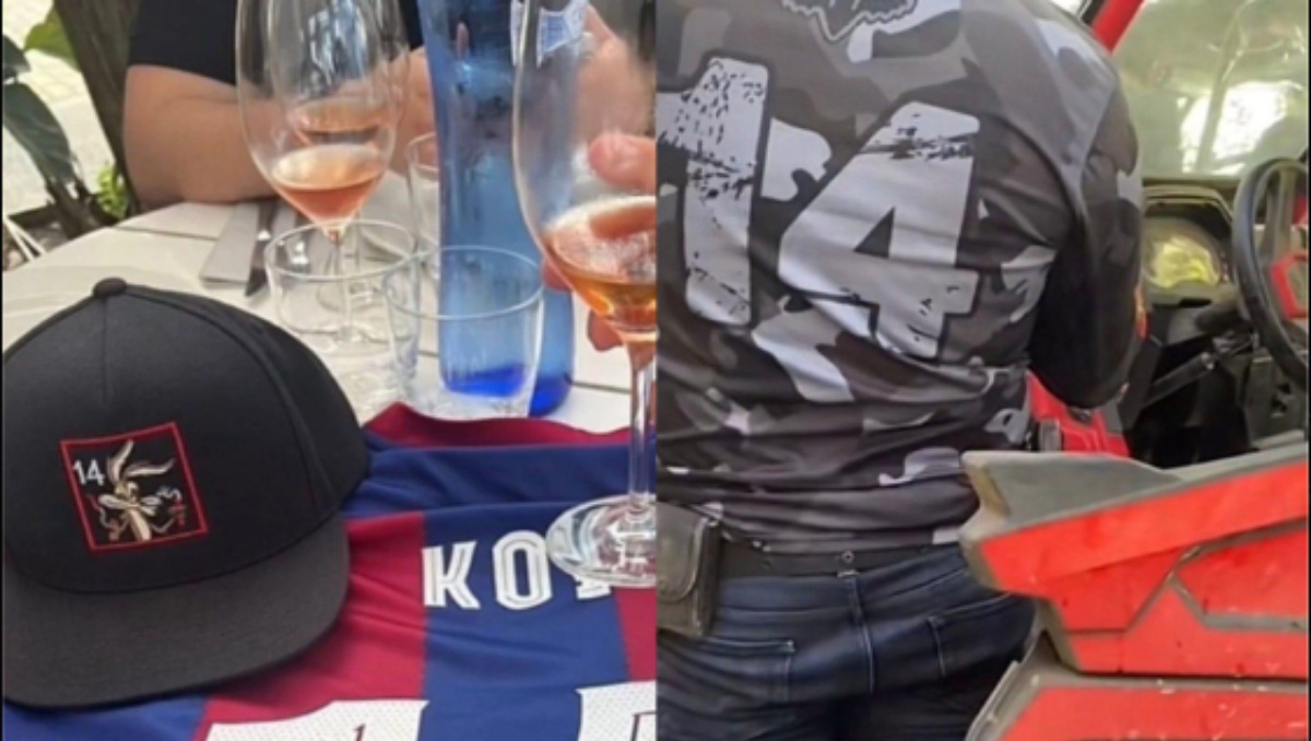 Símbolos alusivos a Ceferino Espinoza Angulo, alias El Koyote, El Koy o El 14 | Fuente: X /@crux1469