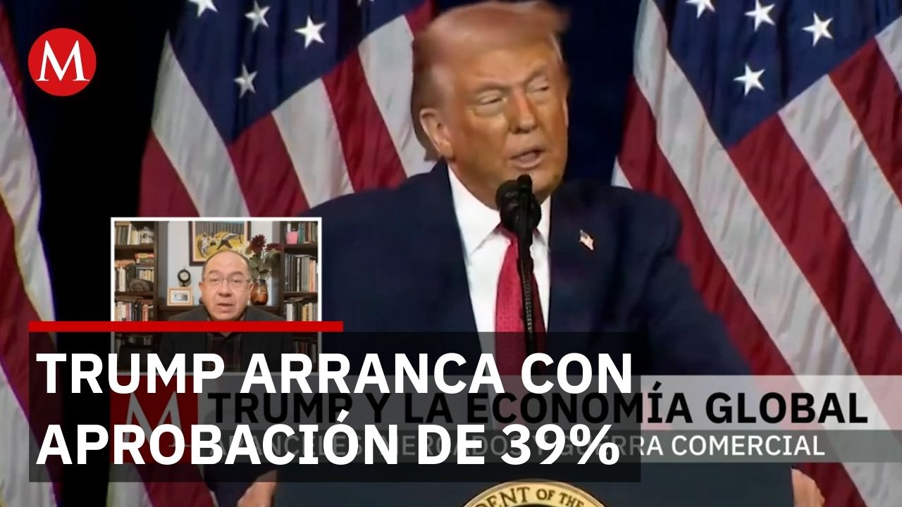 Trump inicia el año con una aprobación estancada en 39 por ciento