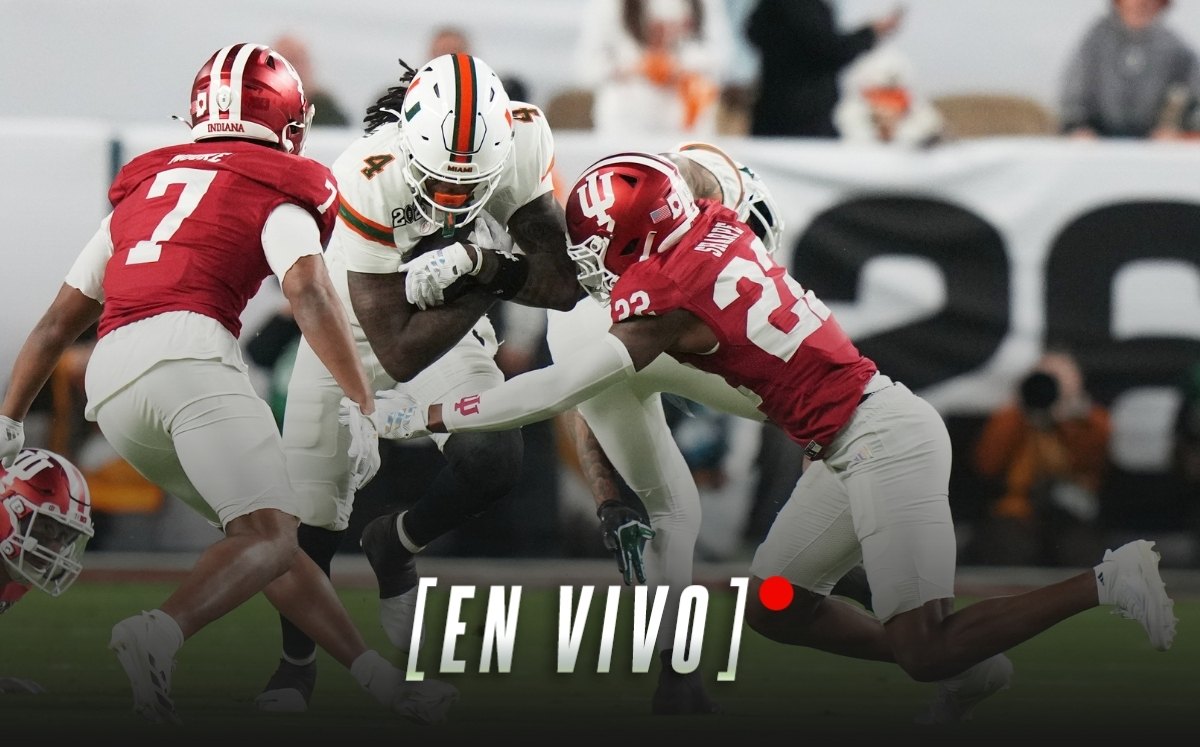 EN VIVO: Miami vs Indiana | Partido HOY Final Futbol Americano Colegial 2026 (AP)