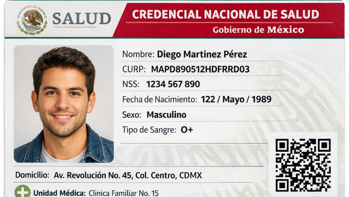 La Credencial Nacional de Salud tendrá datos personales de cada mexicano | IA Discover Milenio