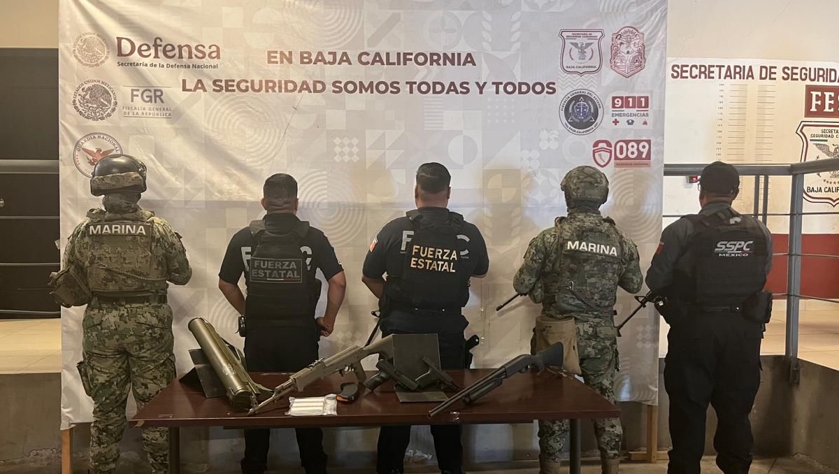 Decomisan lanzacohetes en Tijuana. | Especial