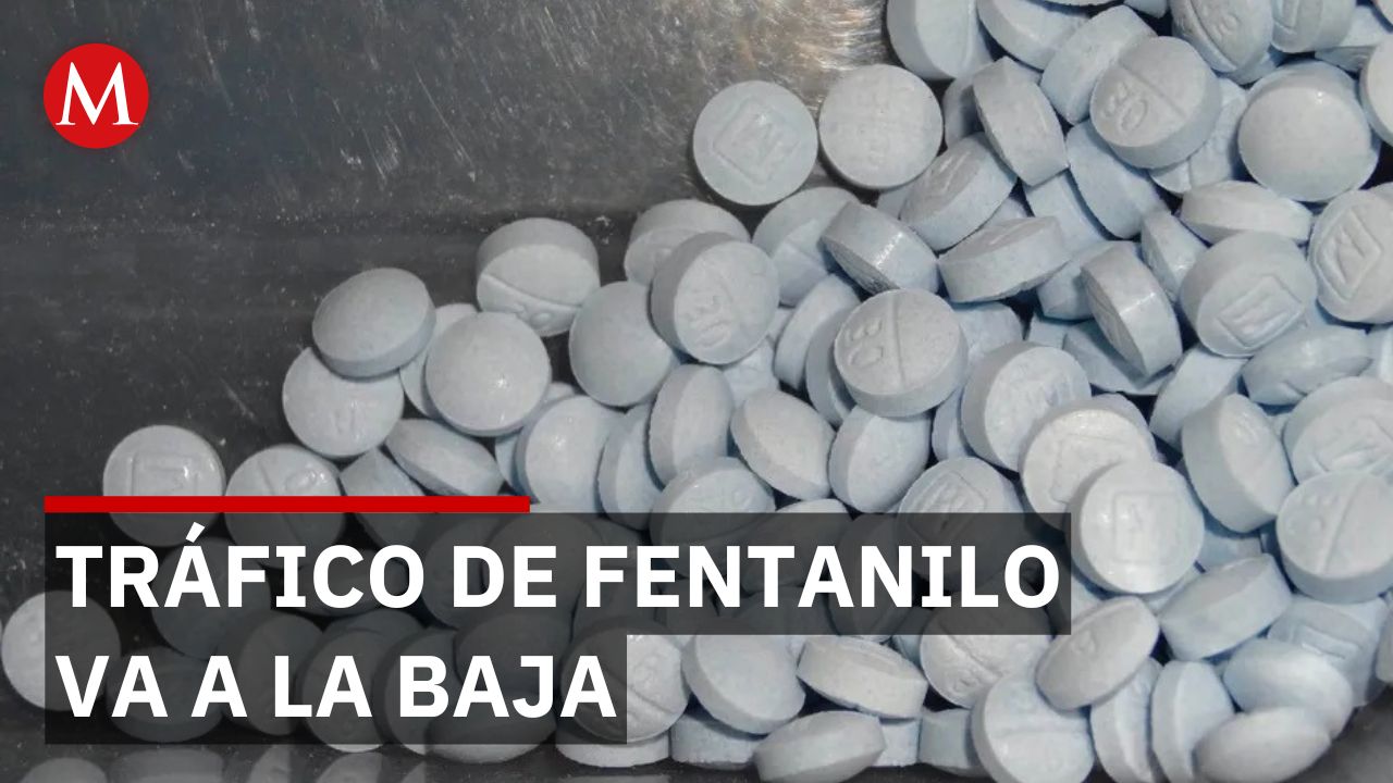 Decomisos muestran que tráfico de fentanilo hacia EU va a la baja