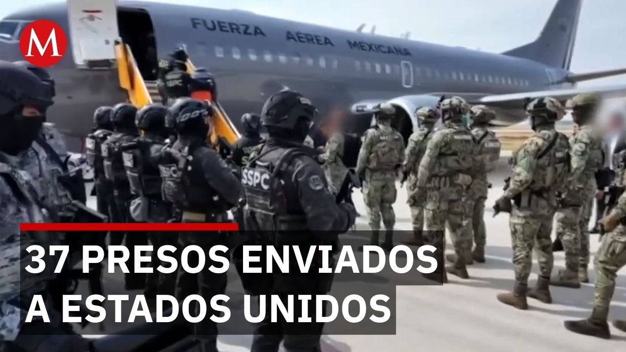 Entrega de 37 criminales del penal Altiplano a Estados Unidos confirmada por Omar García Harfuch