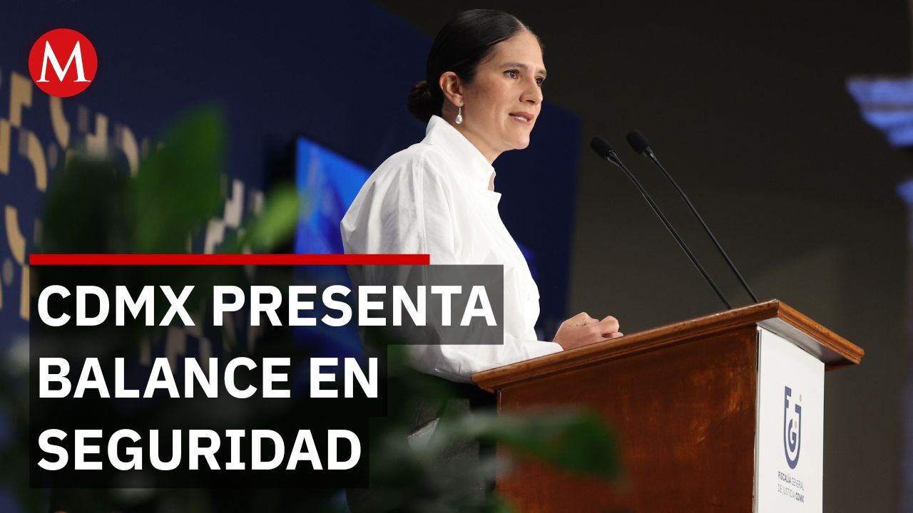 Fiscalía de la CdMx presenta primer informe de resultados en seguridad y justicia