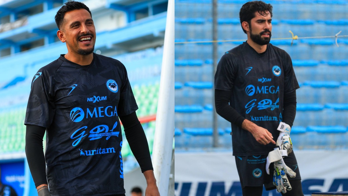 Gerardo "Kampa" Ruiz y Joel García, porteros de la Jaiba Brava.