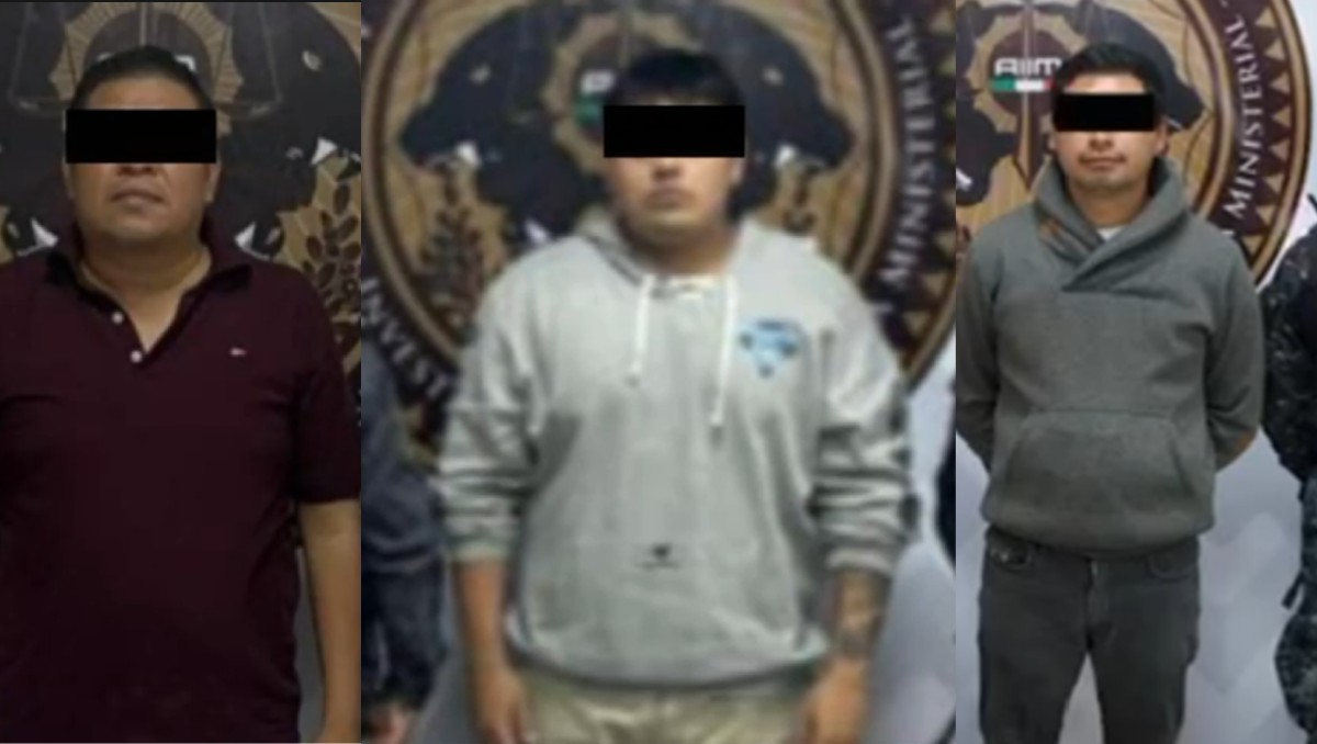 Los tres hombres quedaron a disposición del Ministerio Público. | Especial