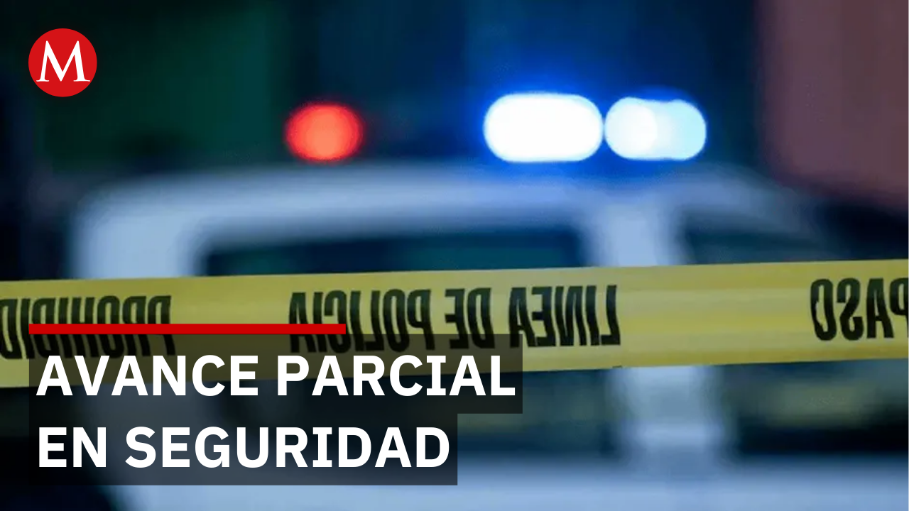 Homicidios bajan 23% en 2025, pero persiste crisis en algunos estados