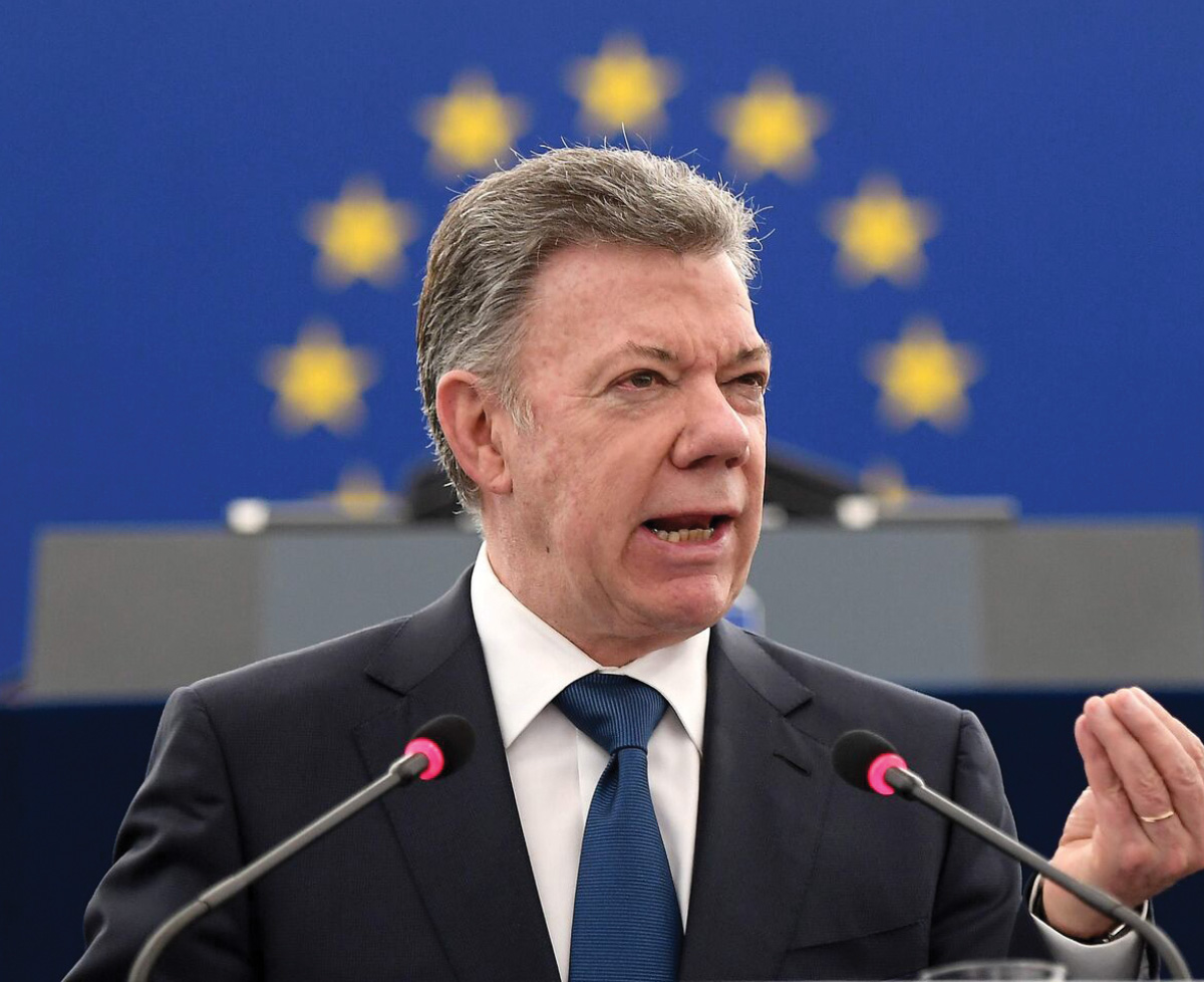 Juan Manuel Santos, expresidente de Colombia. AFP.