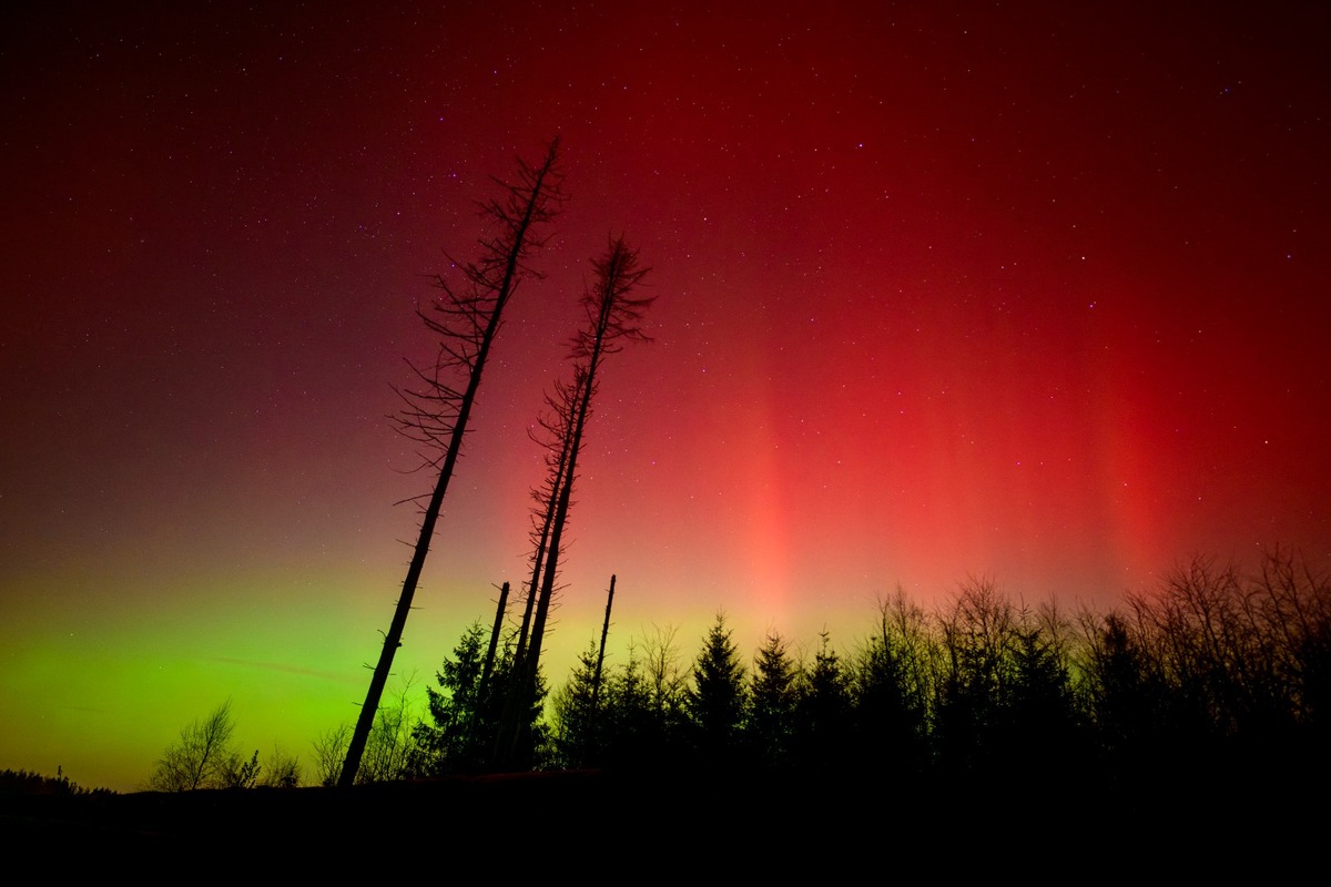 La tormenta provocó la aparición de auroras boreales en países como Canadá, Grecia y Groenlandia. | AFP