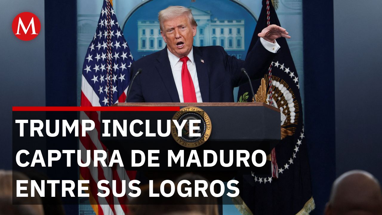 Trump destaca logros de su primer año de gobierno con enfoque en frontera y política exterior