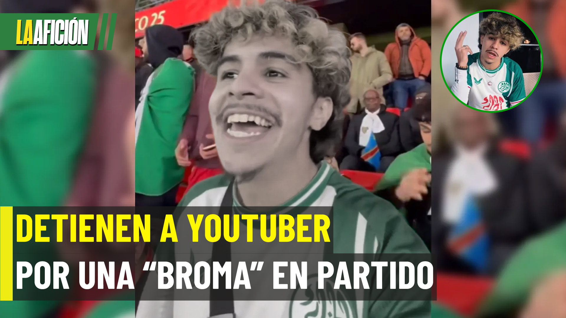Dictan prisión a youtuber argelino por conducta indecente en la Copa Africana de Naciones