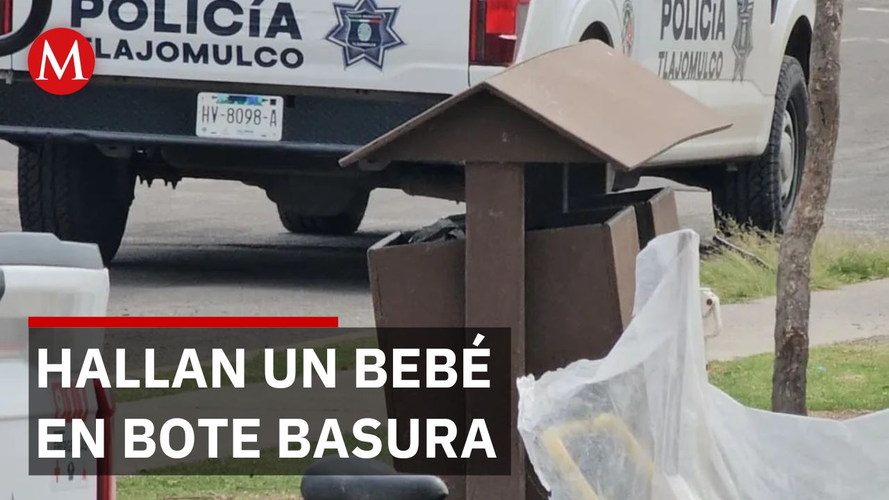 Hallan el cuerpo de un bebé en un bote de basura en Tlajomulco, Jalisco
