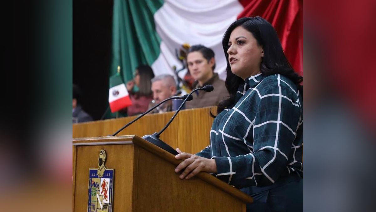 Itzel Castillo, presidenta del Congreso de Nuevo León.| Especial