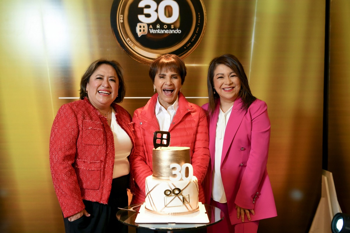"Hemos logrado 30 años y seguimos en el mismo camino", dice Paty Chapoy en el aniversario de "Ventaneando"