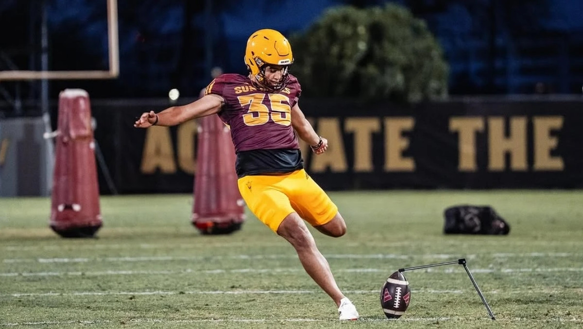 Jesús Gómez, pateador mexicano, busca el sueño de llegar a la NFL (Sun Devils)