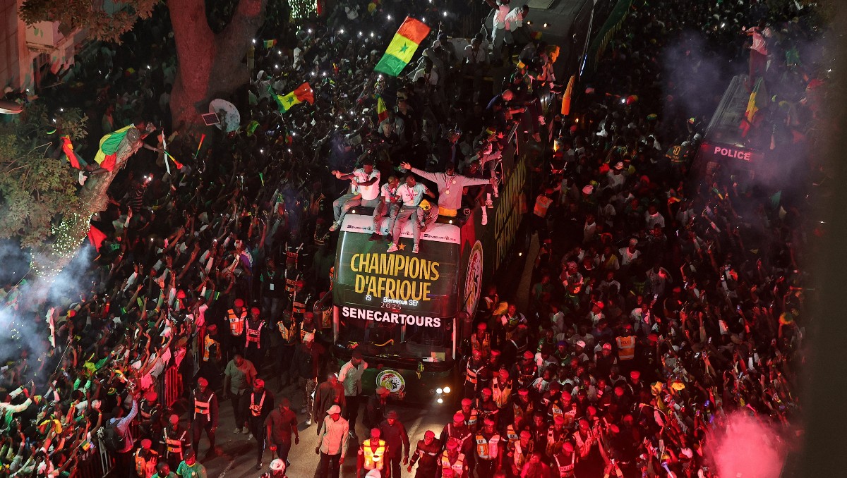 Jugadores de Senegal son premiados con terrenos y más de 100 mil euros tras ganar la Copa Africana de Naciones