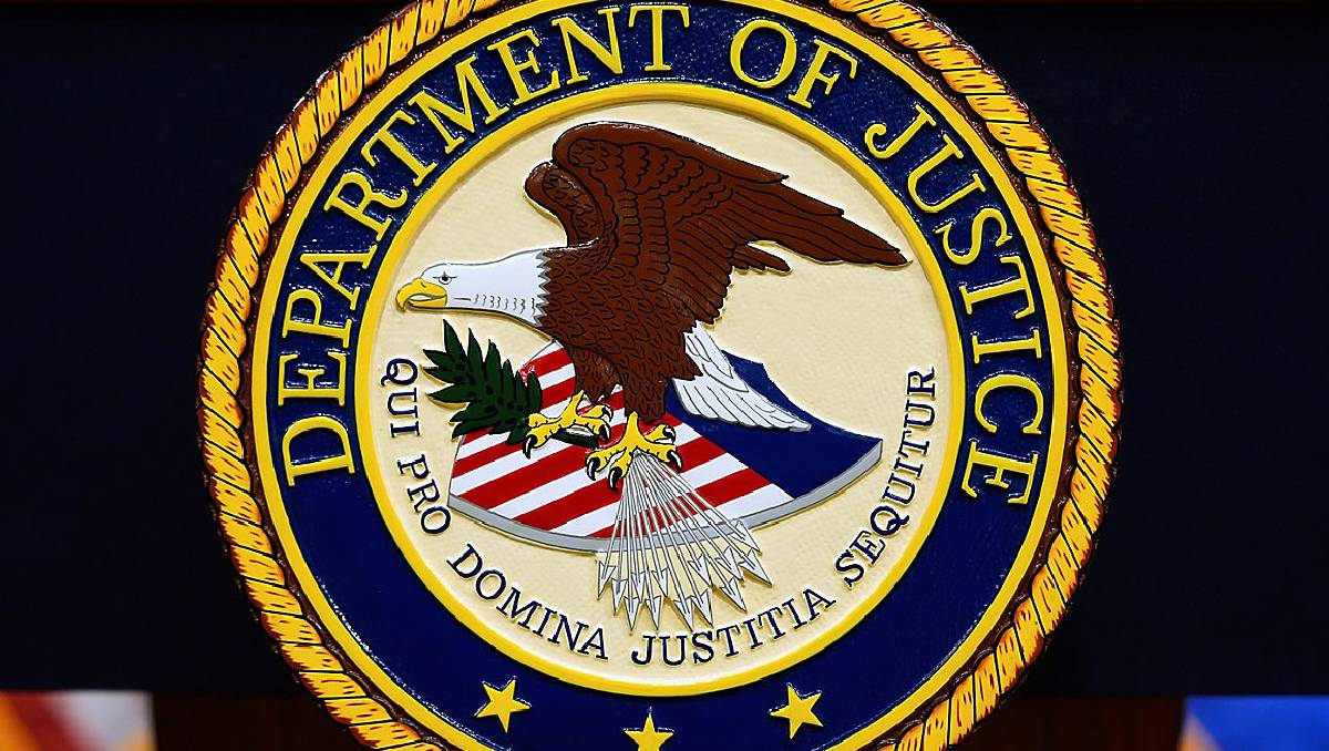 Logo del Departamento de Justicia de EU (Foto: AP)