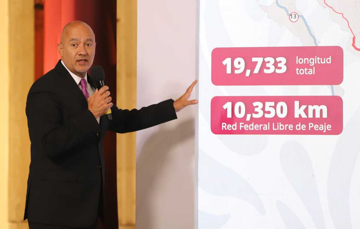 SICT anuncia intervención de 50 mil mdp en bacheo y conservación de carreteras federales