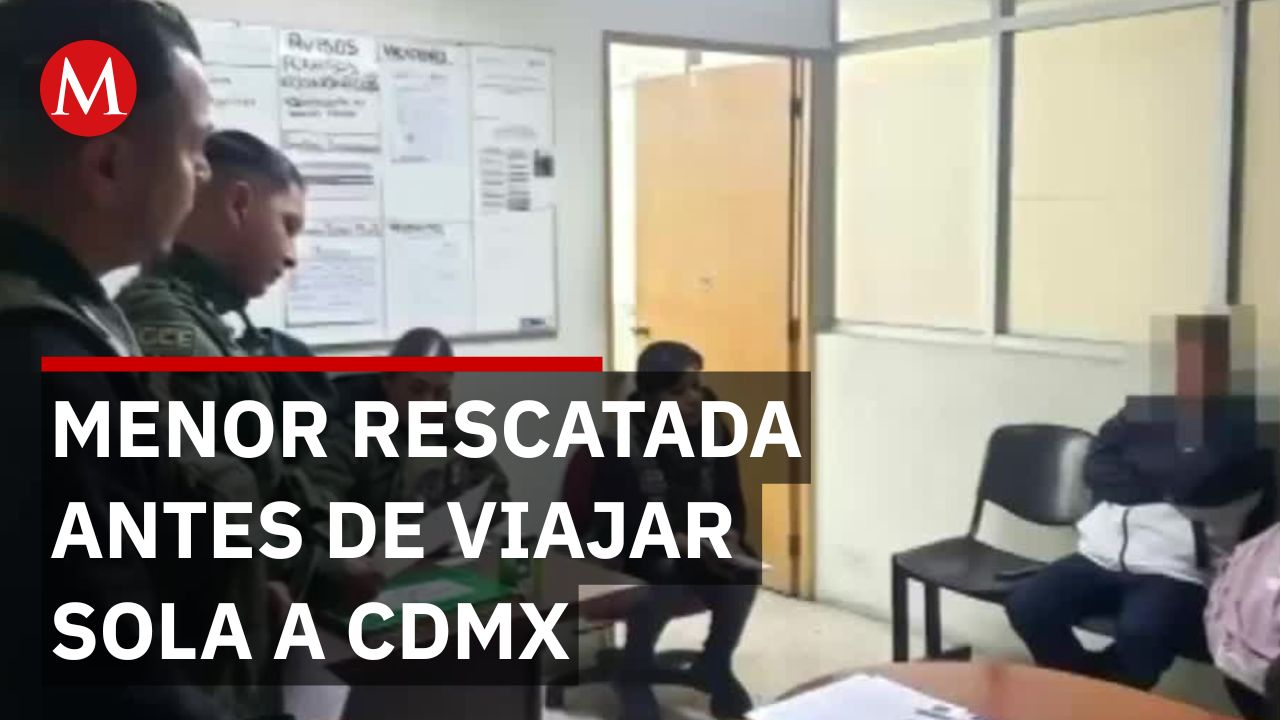 Rescatan a una menor de un caso de trata de personas; un hombre la contactó para viajar a CdMx