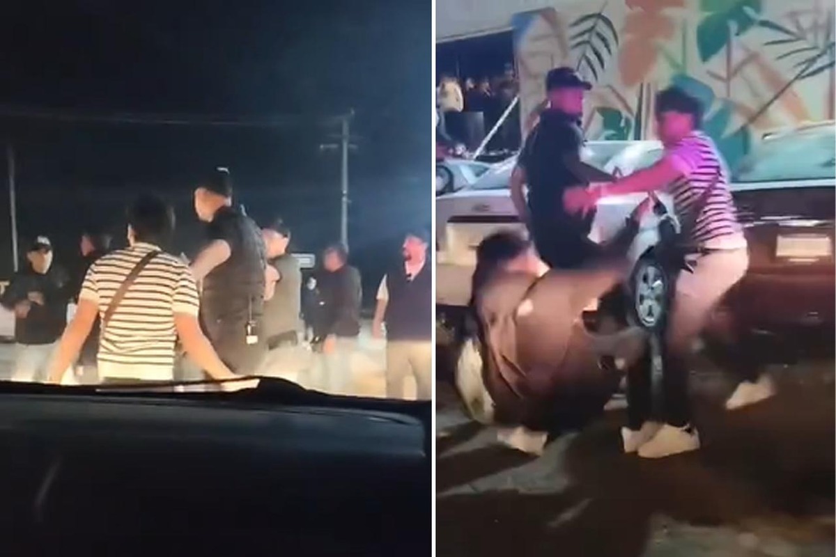 Una riña a las afueras de un bar en Pachuca movilizó a elementos de la Policía Municipal.