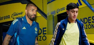 Rodrigo Aguirre y Alejandro Zendejas, jugadores del América, aún no logran recuperarse, mientras que Sebastián Cáceres trabaja con normalidad.