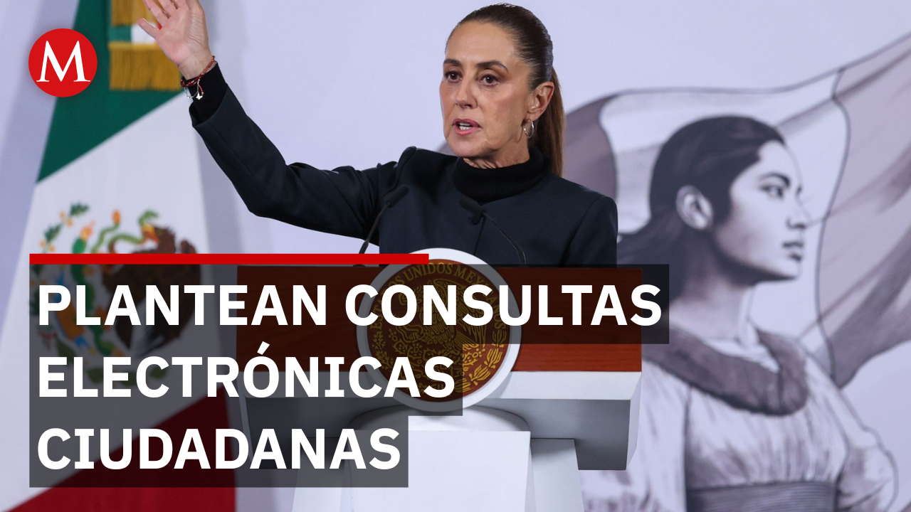 Sheinbaum propone consultas electrónicas: ¡Tú decidirás!