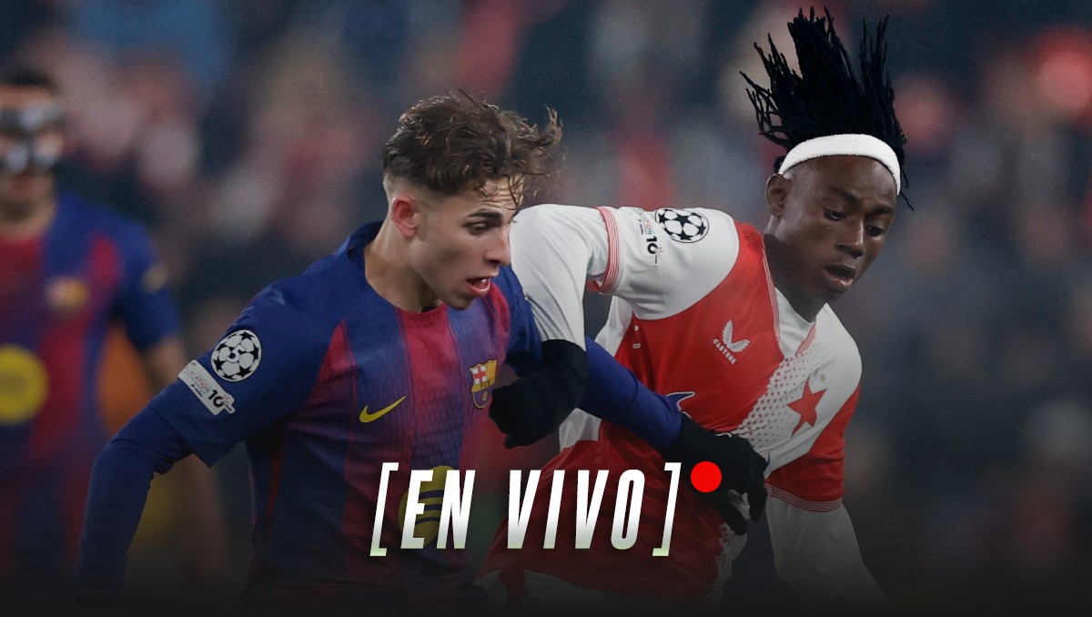 Sigue el Slavia Praga vs Barcelona EN VIVO. Partido de la Champions League HOY (Reuters)