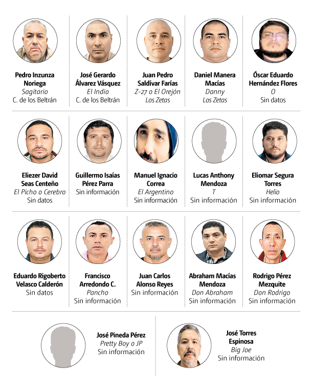 Entrega masiva de capos a EU