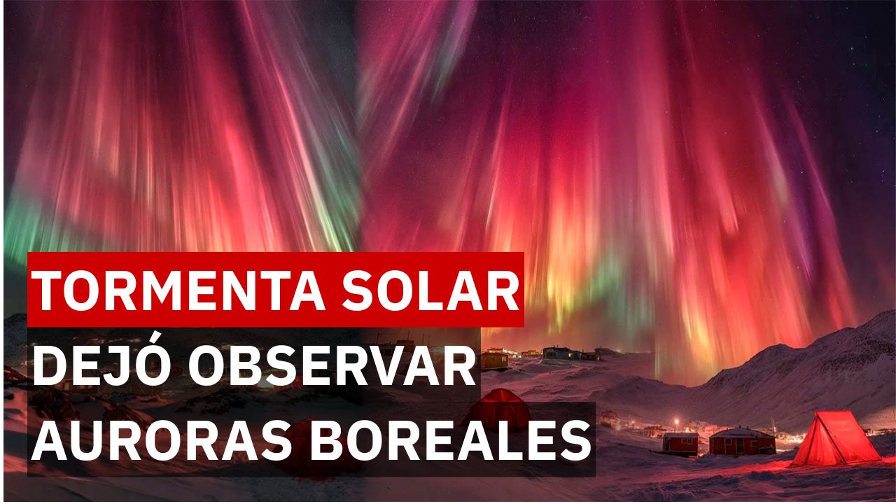 Tormenta solar provoca auroras boreales visibles en diversos países; podrían observarse en México