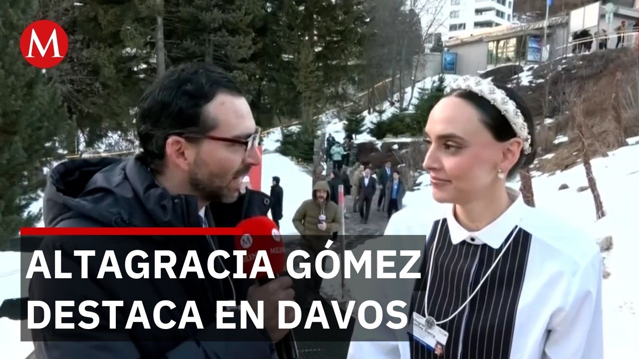 Altagracia Gómez destaca en Davos el Plan México y la innovación económica