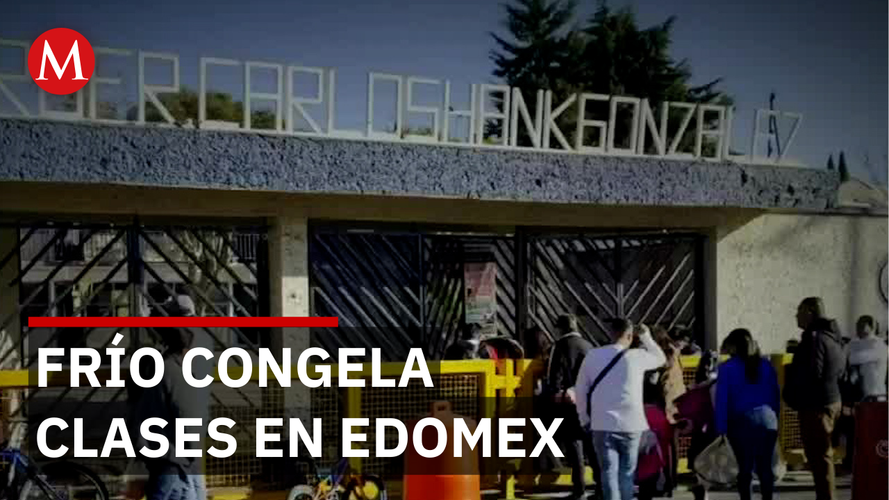 Clases virtuales por frío en 59 municipios del Estado de México
