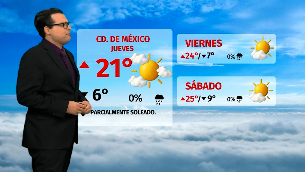 Clima de hoy 22 de enero de 2026 | Pronóstico con Nelson Valdez