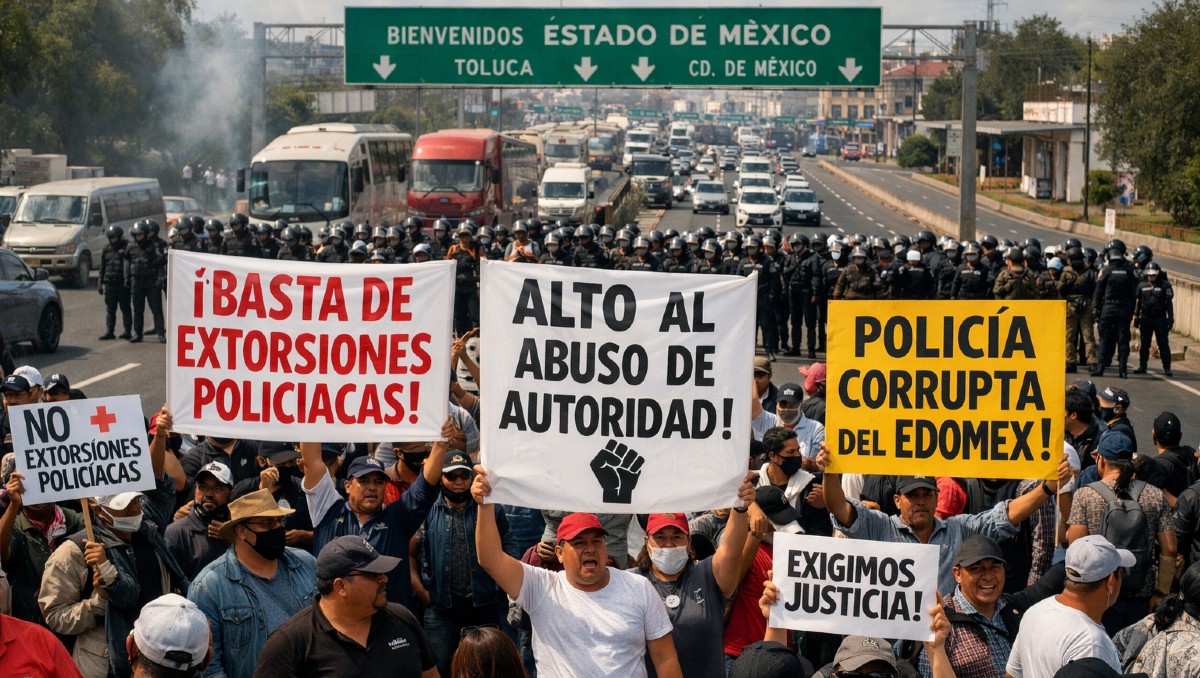 Atención. Esto sabemos del MEGABLOQUEO en Edomex que se anunció para HOY 22 de enero