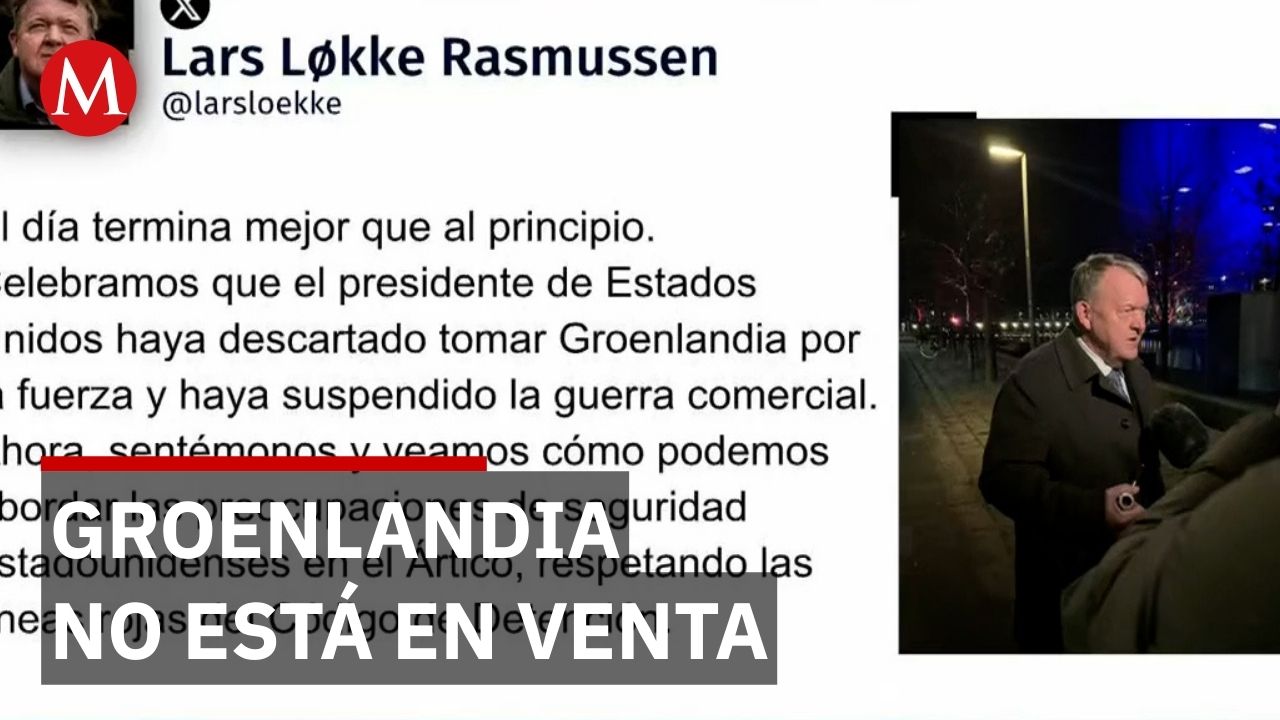 Dinamarca rechaza negociar Groenlandia tras declaraciones de Trump en Davos
