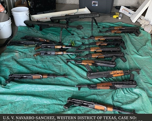 Evidencia del tráfico de armas vinculado a 'Chayo' del CJNG | DOJ