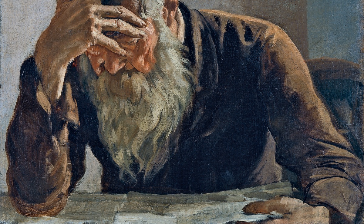 Ferdinand Hodler, ‘El lector’, c. 1885. Óleo sobre lienzo. (Museo Nacional Thyssen-Bornemisza)