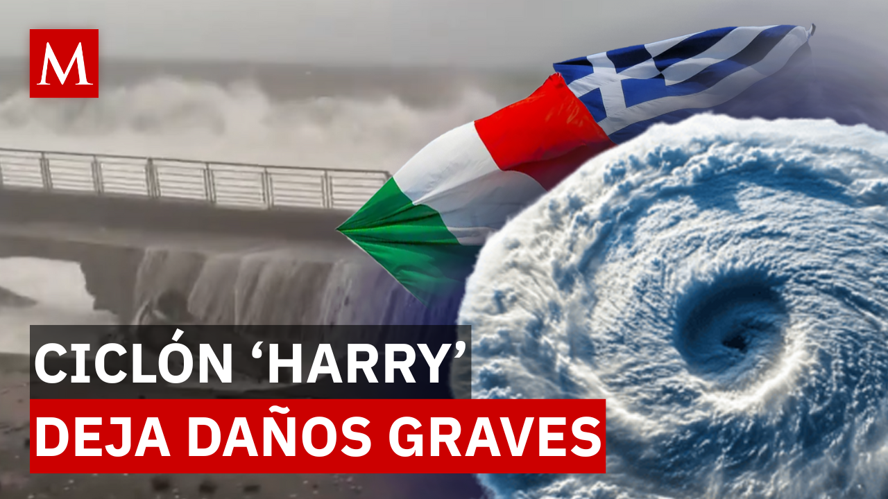 Estos son los fuertes daños que ha dejado 'Harry' y su inminente llegada a otro país europeo